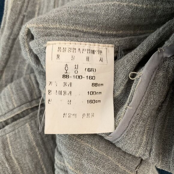 Kim Dongsoon Small Gray Blazer Tailored Career Workwear Preppy Academia - Picture 5 of 6